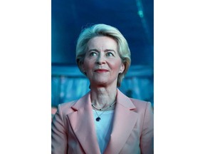 Ursula von der Leyen in Dresden on May 2.