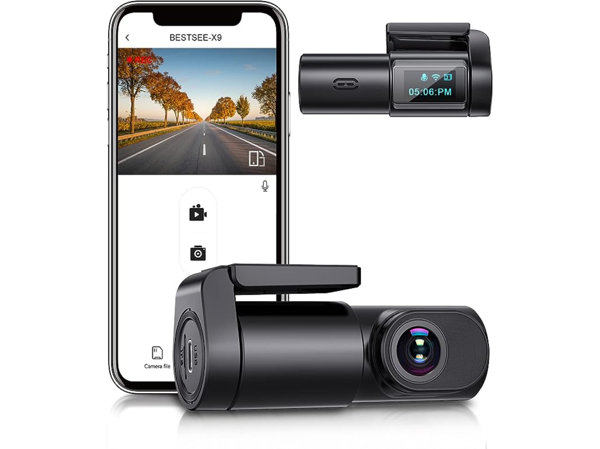 The Bestsee Dash Cam has been reduced by 35% on Amazon taking it down to just £32