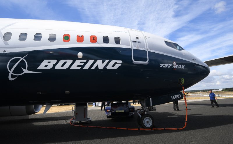 Boeing is reporting on Tuesday that yearly revenue of the aircraft manufacturer was up year over year, as the company narrowed losses on their shares.Photo Courtesy of Andy Rain/EPA-EFE