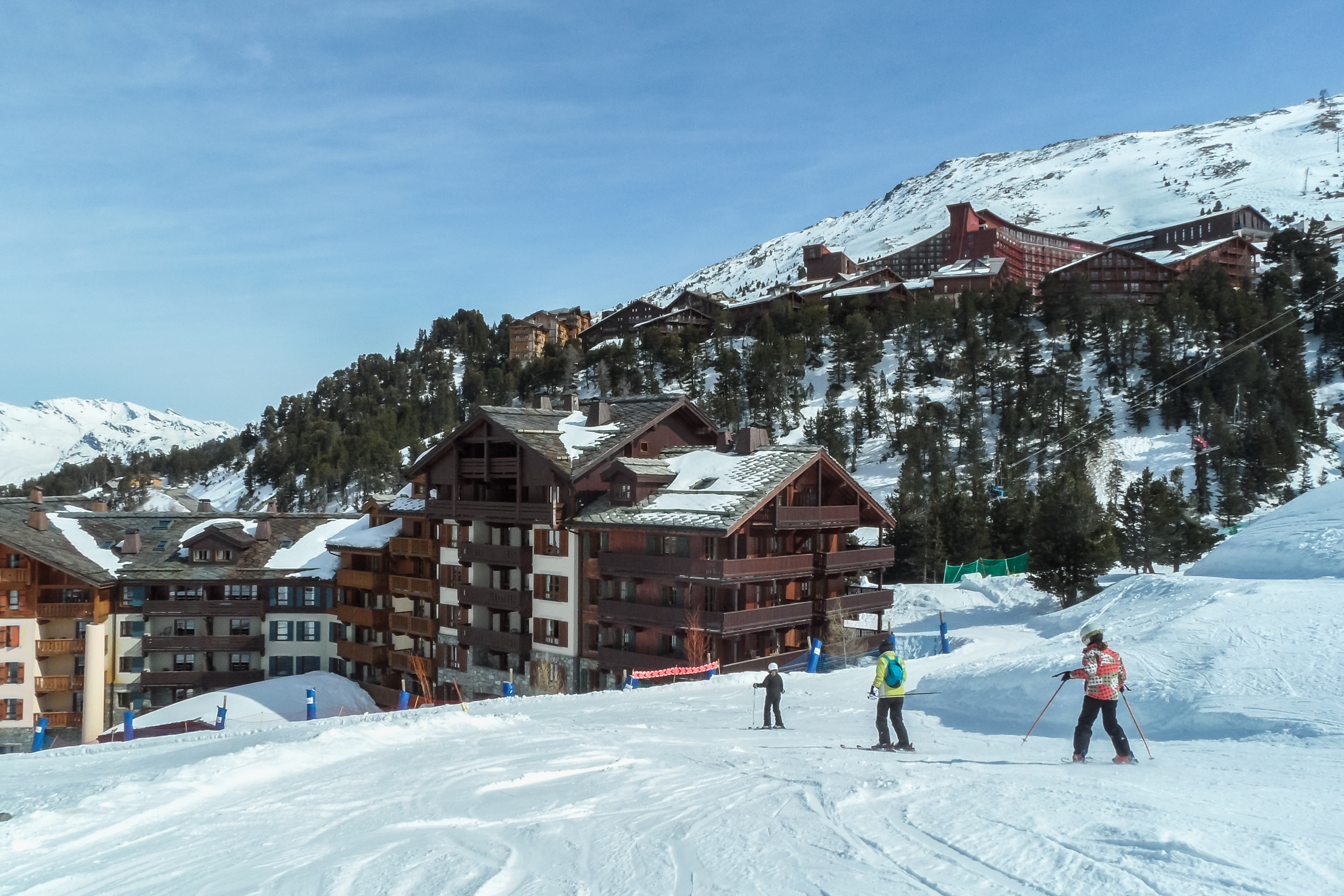 The man died at La Plagne ski resort