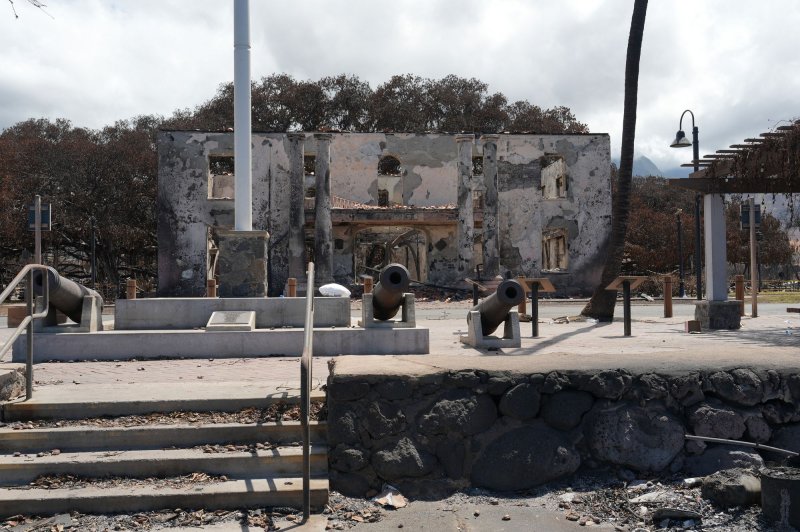 View of the damaged buildings and structures of Lahaina Town, which were destroyed in the Maui wildfires on Aug. 16, 2023. Revamped FEMA guidelines could help survivors of such future disasters obtain needed financial assistance. File photo by Dominick Del Vecchio/FEMA/UPI