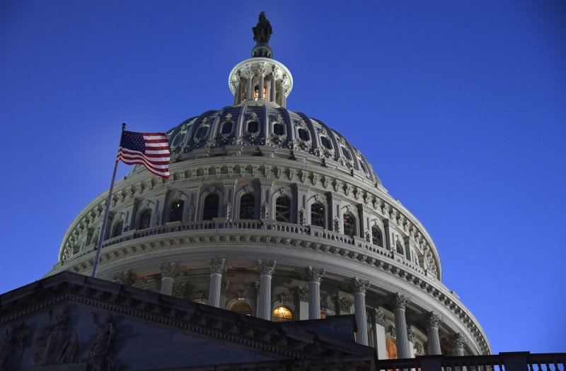 Congressional leaders Sunday announced that they have come to an agreement on fiscal 2024's topline sending limit. File Photo by Mike Theiler/UPI