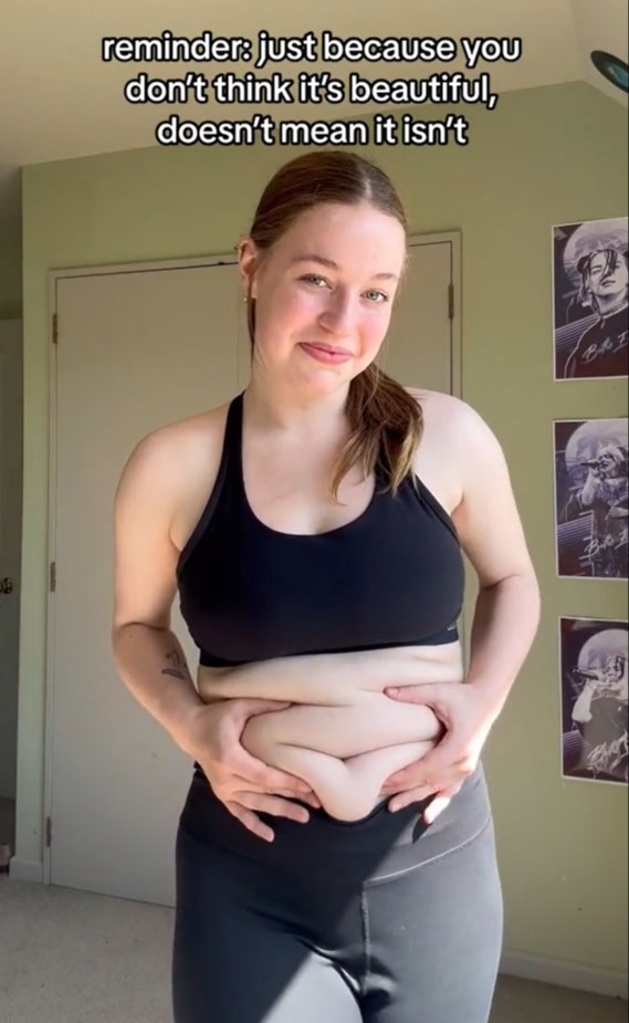 Dani, a body positive influencer, shared a reminder with her viewers