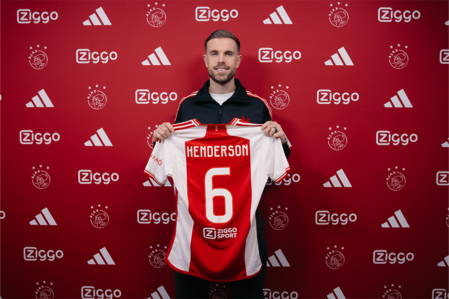 Jordan Henderson has been unveiled as an Ajax player