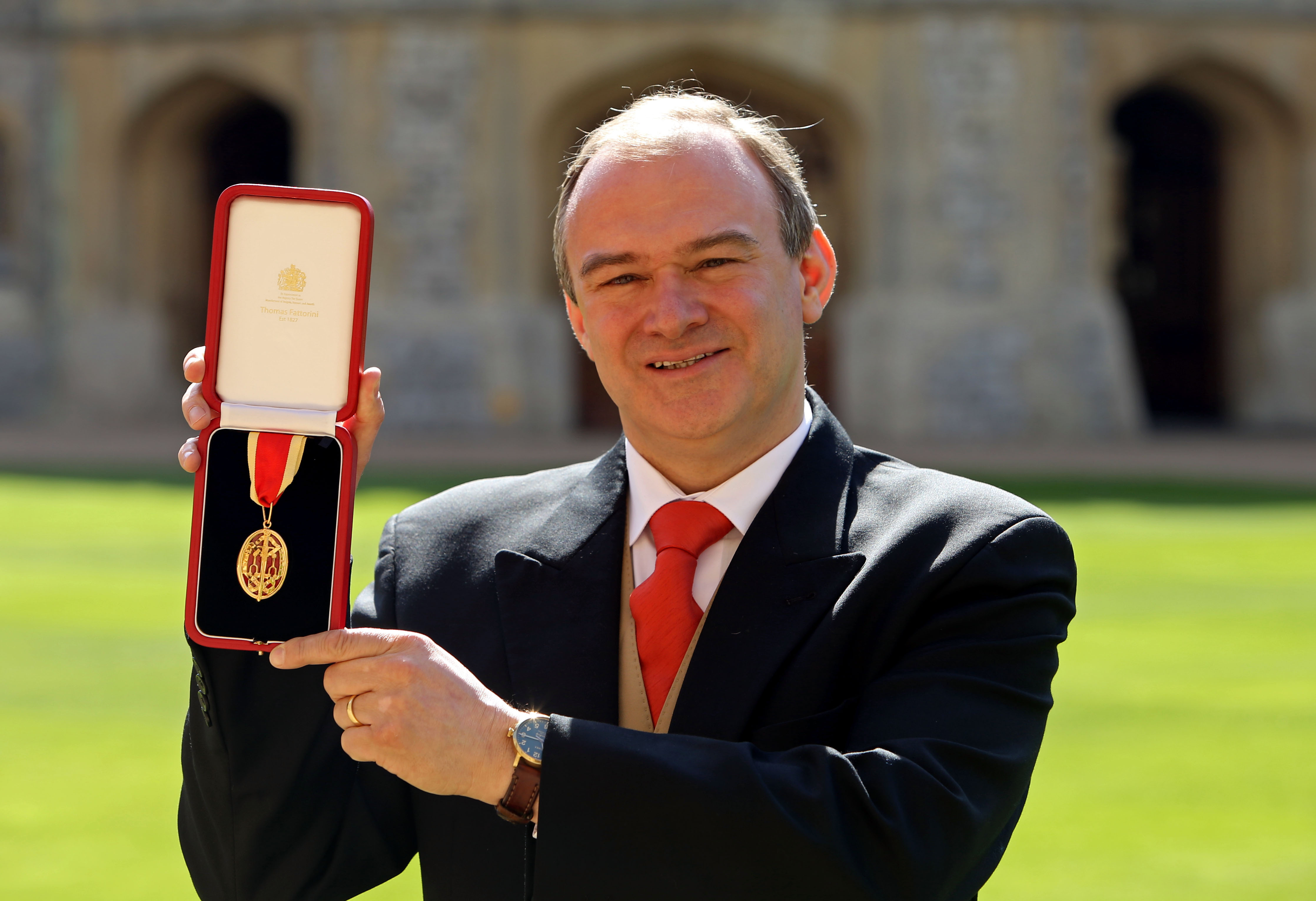 Ed Davey, who was knighted, was postal affairs minister in the new Coalition Government