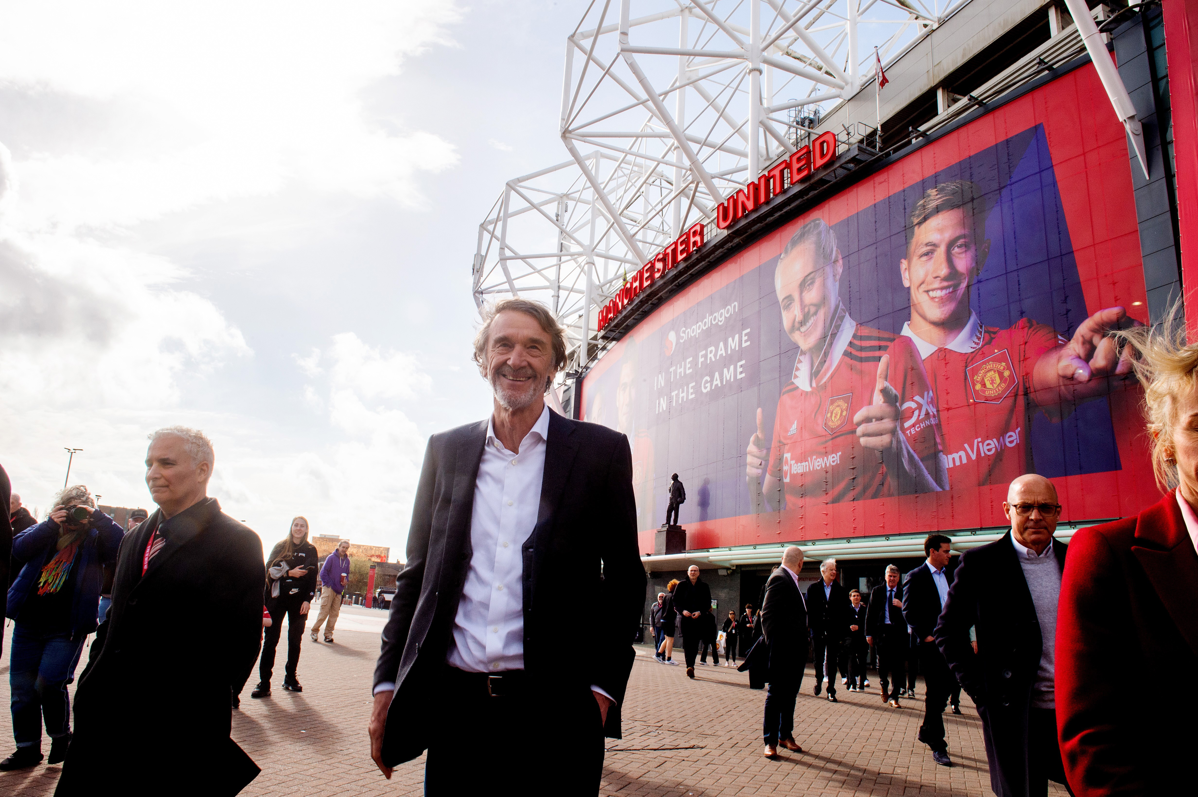 Sir Jim Ratcliffe completed his 25 per cent takeover of Manchester United on Christmas Eve