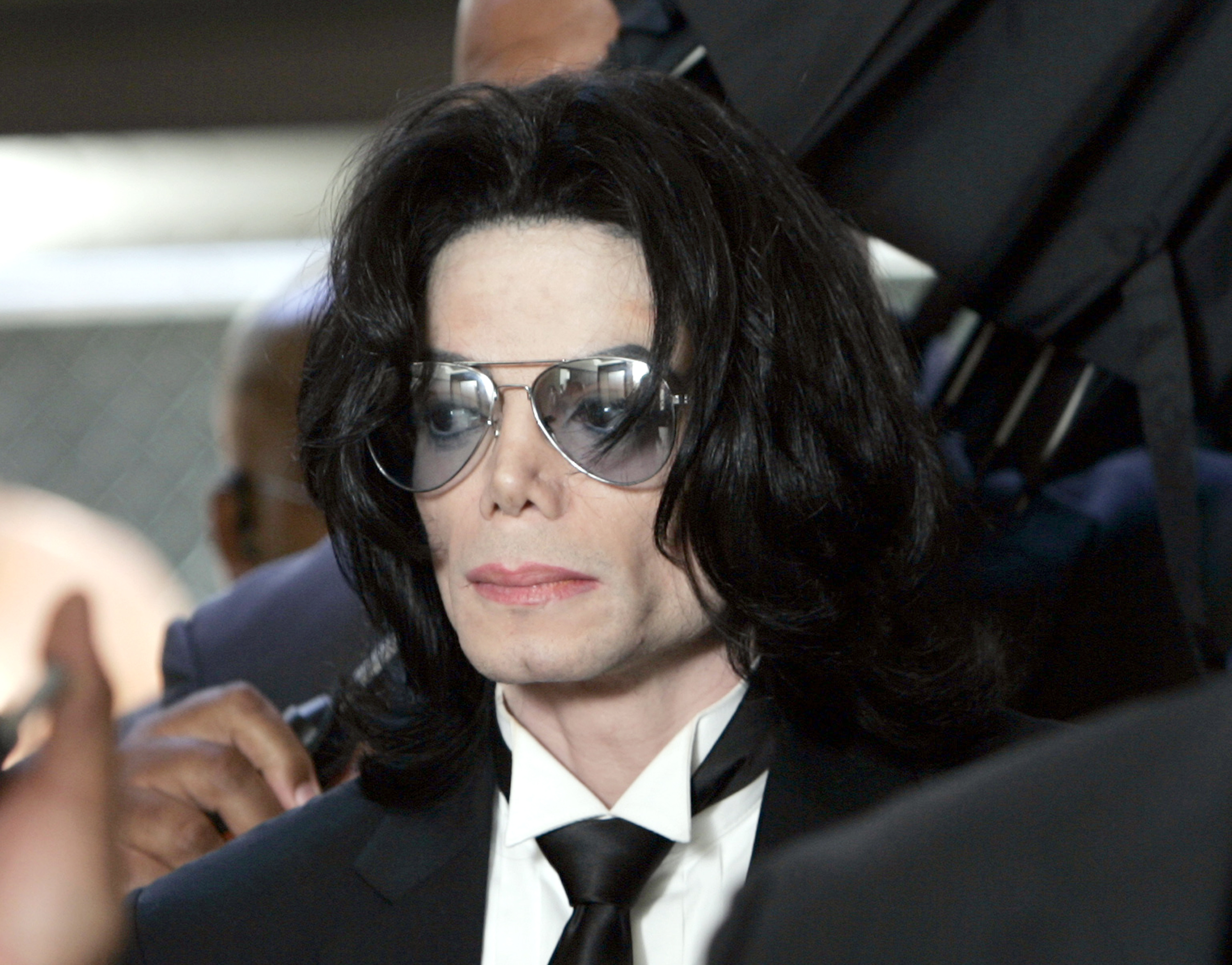 Michael Jackson pictured in 2005