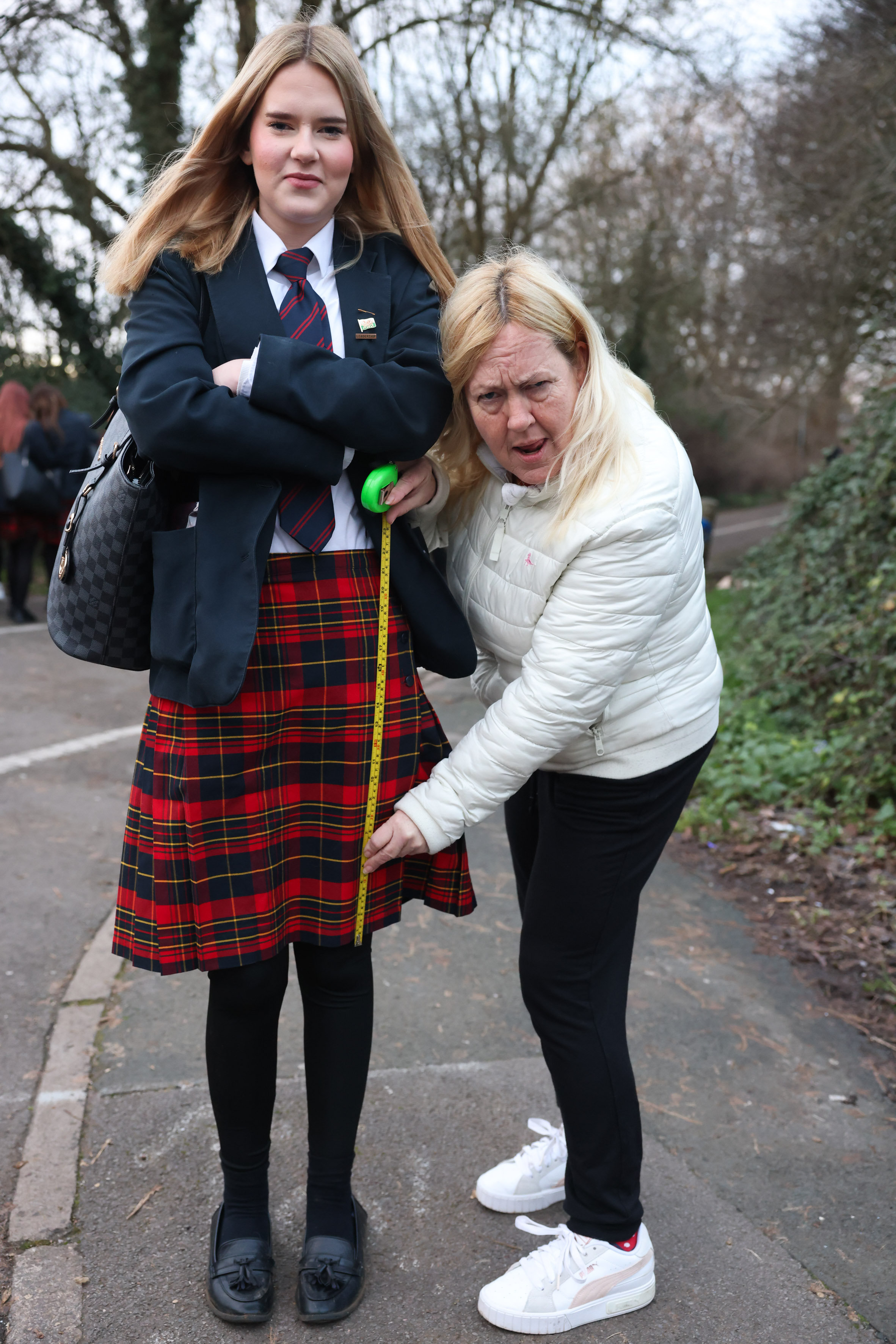 Debbie Williams with daughter Ruby Miles, a Year 9 student