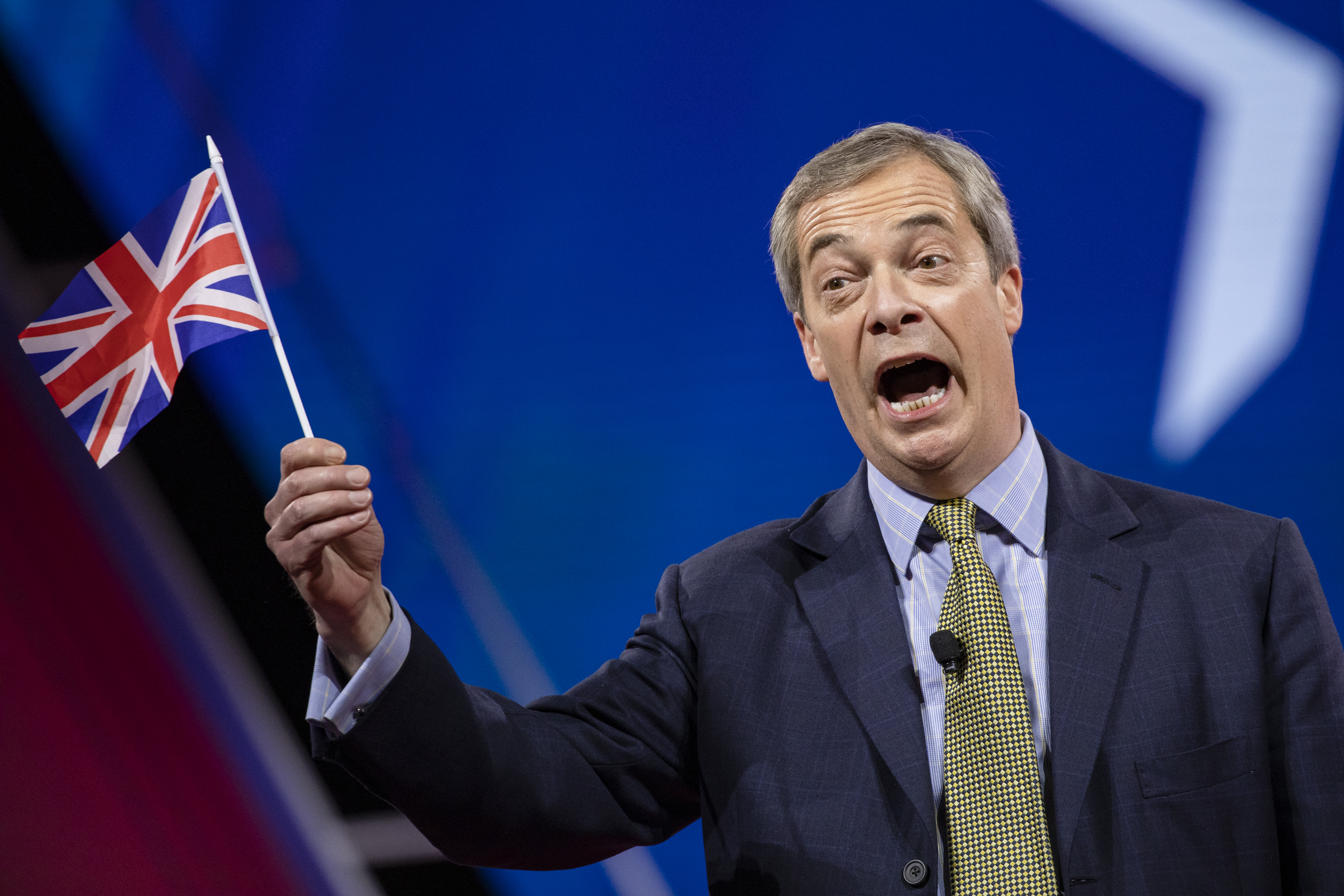 Nigel Farage slapped down suggestions he was in talks with the Tories