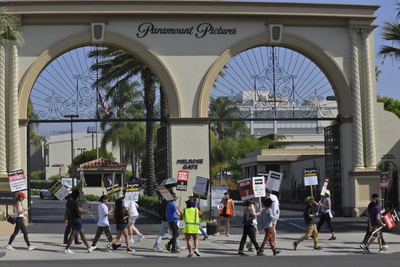 In a Thursday memo to employees, Paramount CEO Bob Bakish noted challenges the company is facing, such as a soft ad market, a volatile economy, and strikes by writers and actors that delayed numerous projects. File Photo by Jim Ruymen/UPI