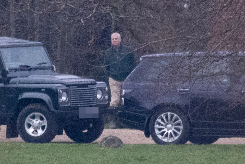 Prince Andrew was spotted at a shooting party on the weekend