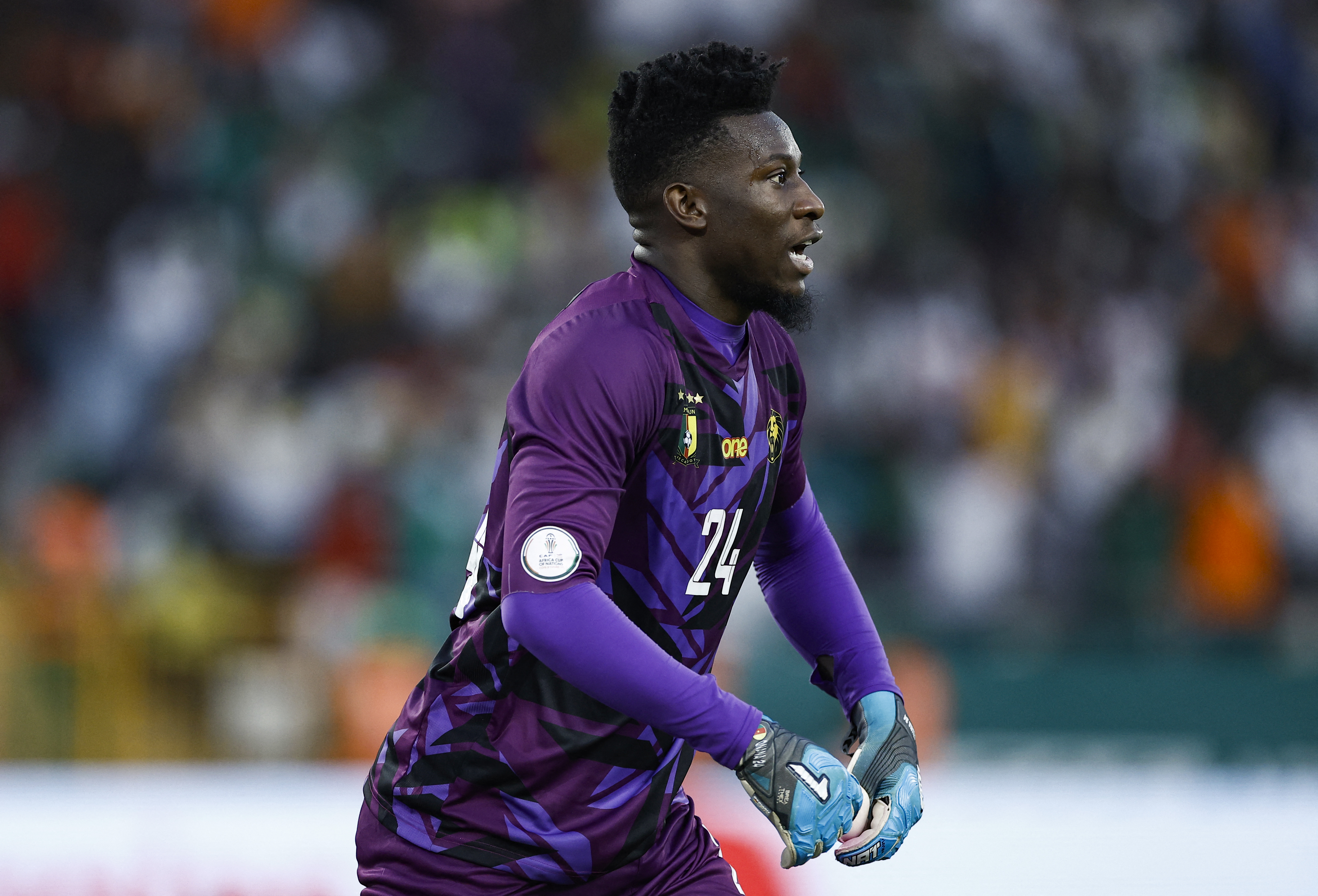 Andre Onana was between the sticks for Cameroon in the Afcon clash with Senegal