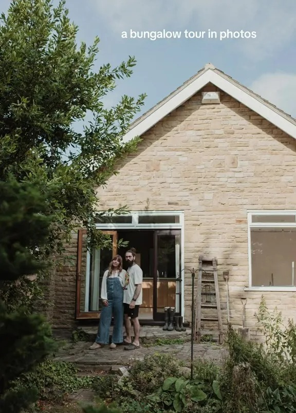 A woman has revealed that over two years ago, she and her partner Dan bought a 1970s bungalow that needed a lot of work