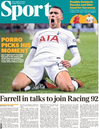 Times back page