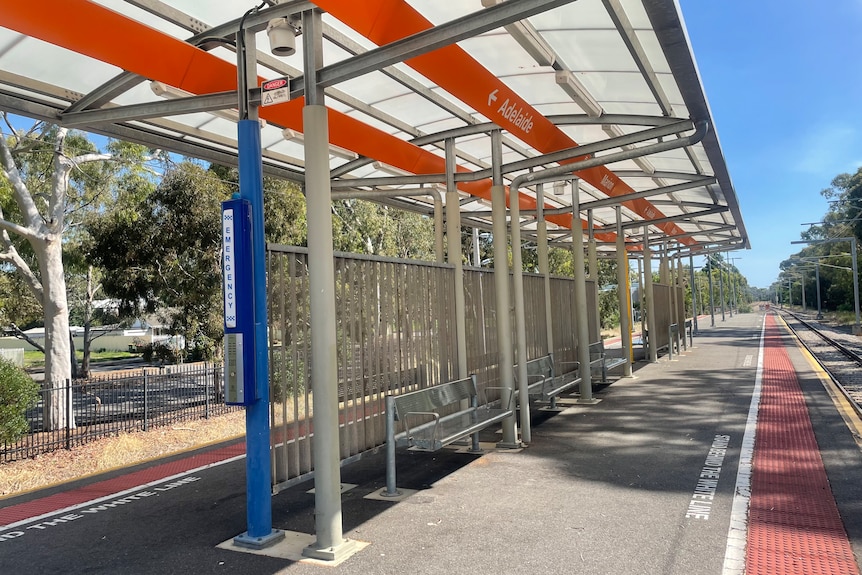 Marion Railway Station in Adelaide's south.