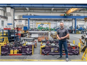 Lubomir Svec at the company's factory in Vrable, Slovakia, in November. Photographer: Michaela Nagyidaiova/Bloomberg