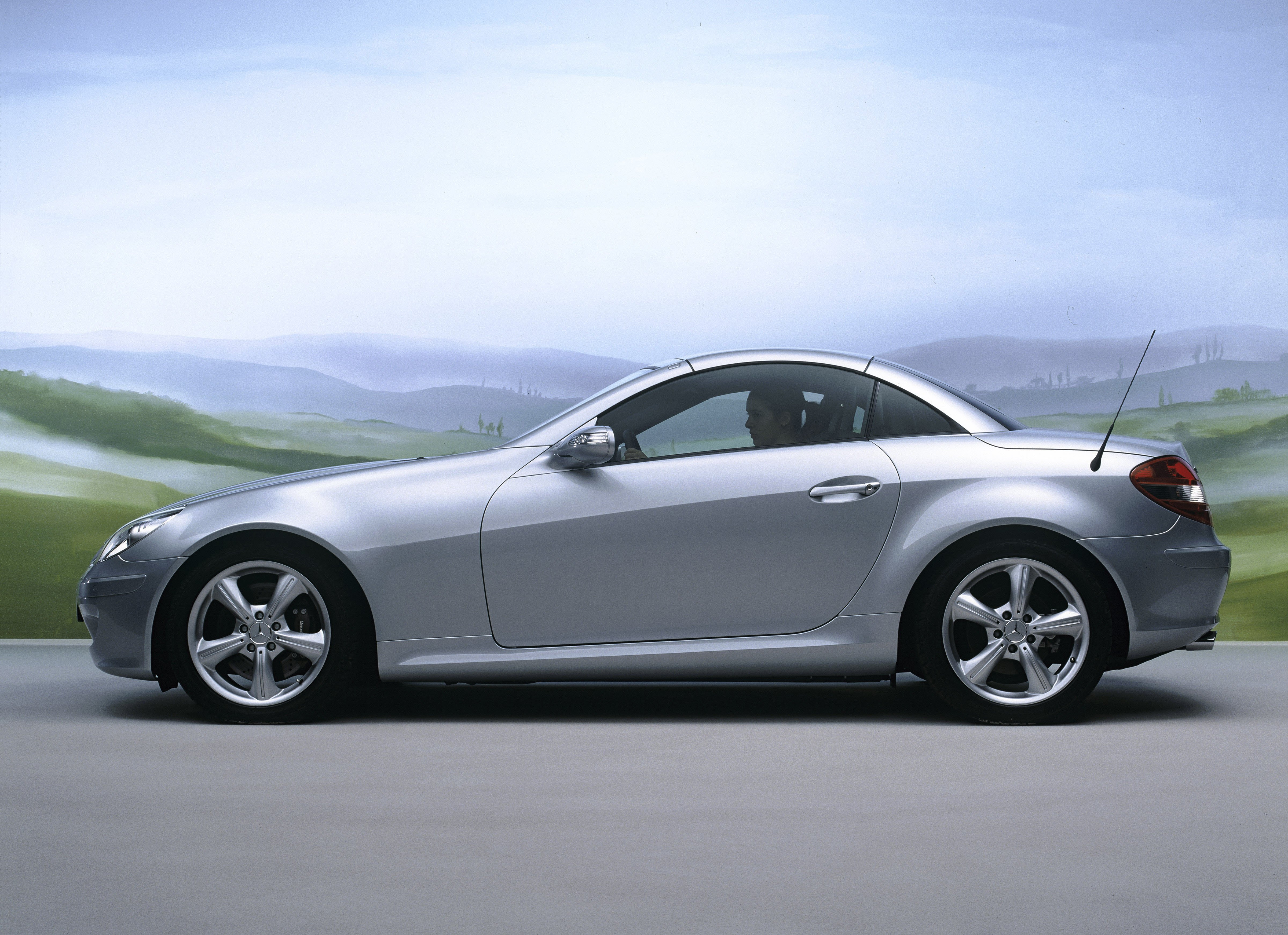 The stylish Mercedes-Benz SLK can be picked up for less than £5,000