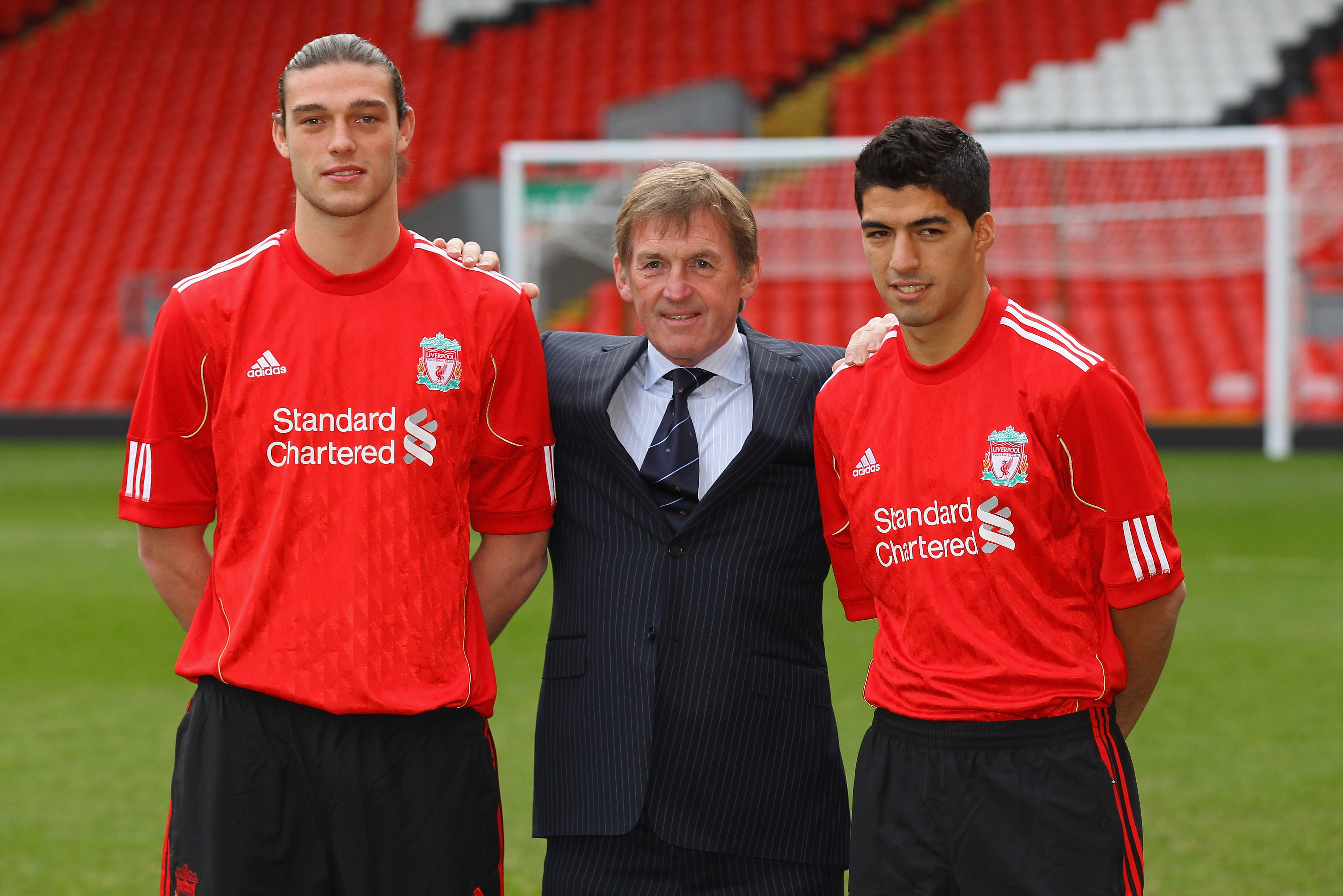 Liverpool signed Andy Carroll and Luis Suarez in January 2012