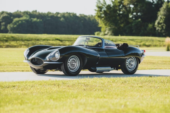 1957 Jaguar XKSS is one of the 16 of its kind and has sold for £10.4 million in 2023