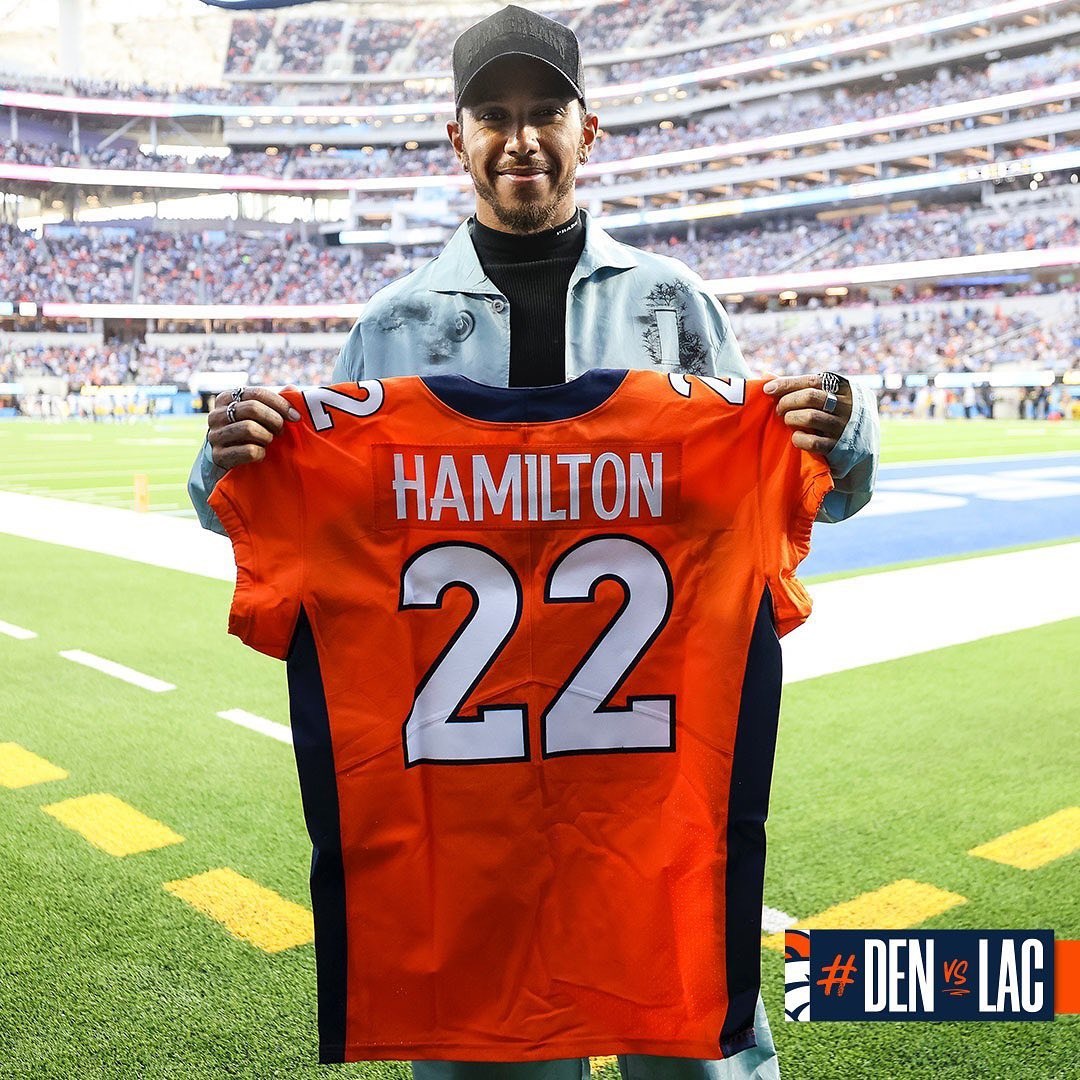 Hamilton invested in the Denver Broncos in 2022