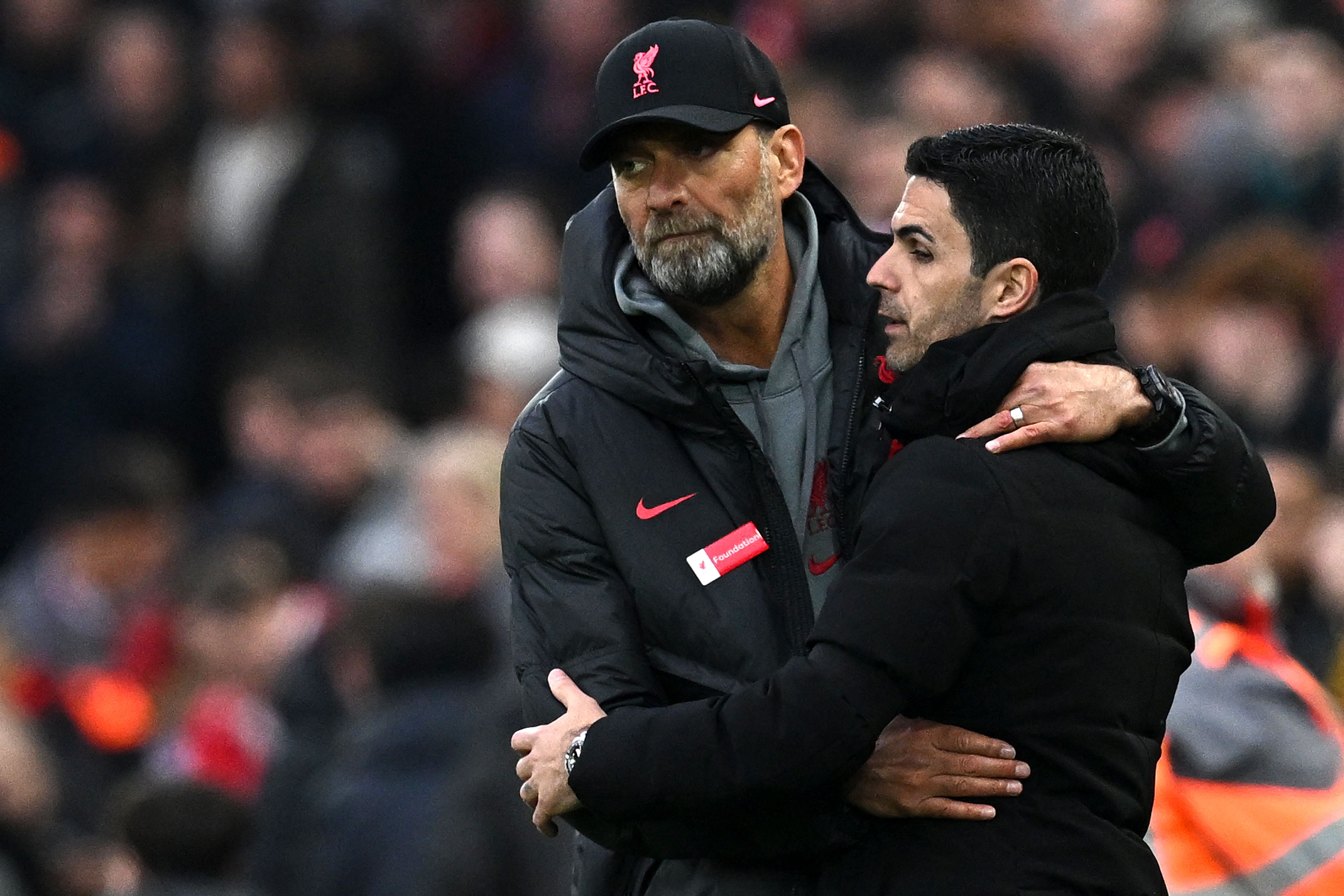 Both Jurgen Klopp's side and Mikel Arteta's side have motivation to get the three points