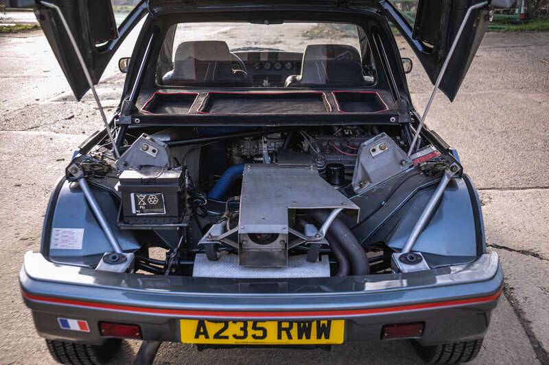 The road-legal car is fitted with a turbo-charged 1.8-litre engine, producing 197bhp