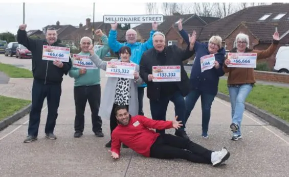 Residents on Crown Road celebrate their win