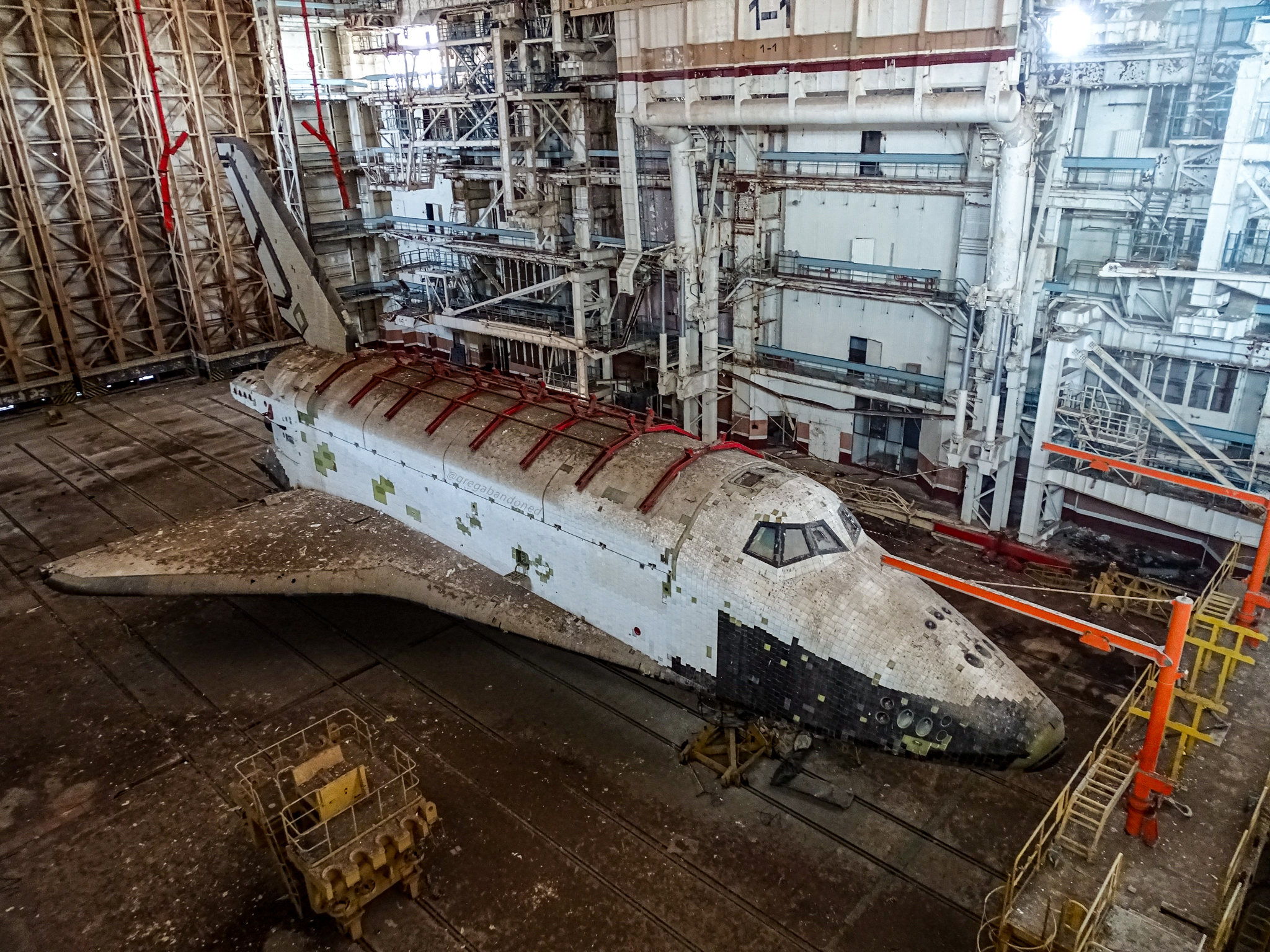 Other Soviet space shuttles, like Ptichka, have also been relegated to collecting dust