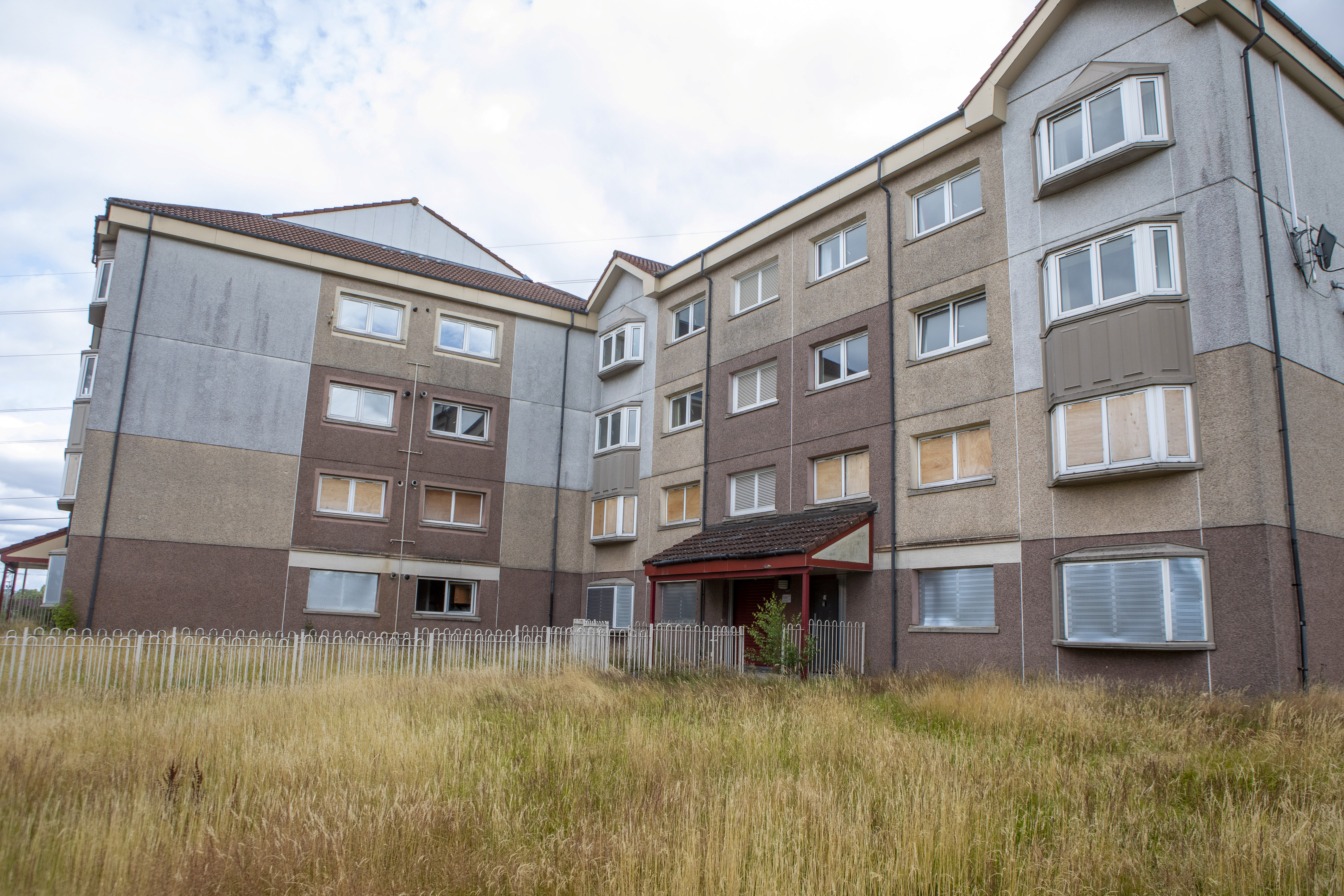 North Lanarkshire Council have plans to demolish the block of flats