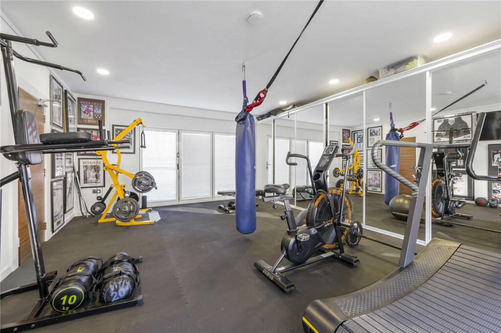 Craig also enjoys the convenience of having a fully-equipped home gym