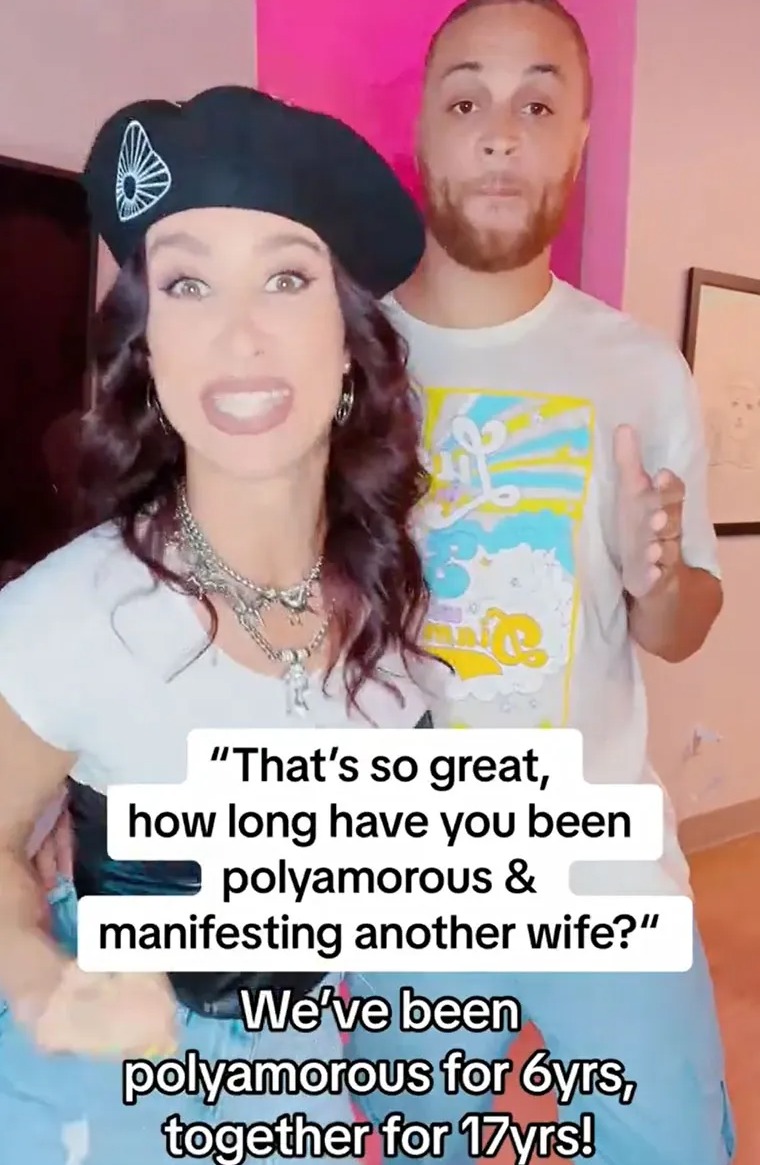 They have been together for 17 years with six of them being polyamorous