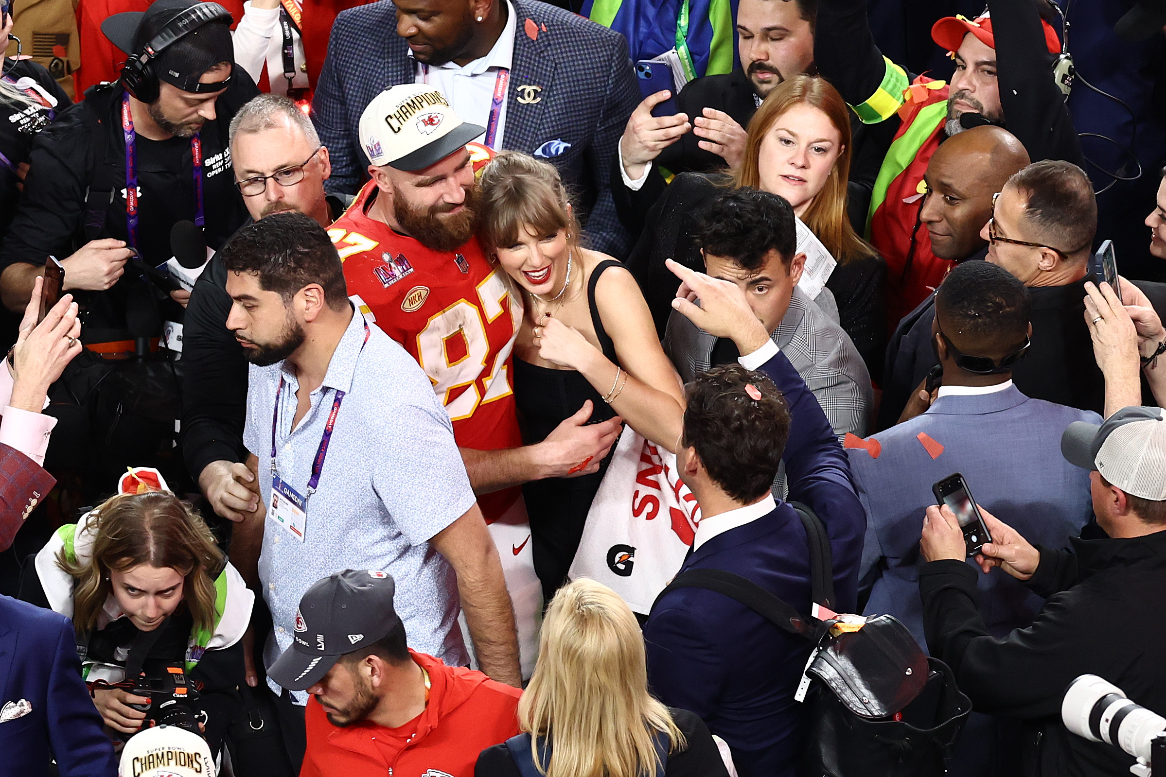 Kelce did not end up proposing to Swift after the Super Bowl win