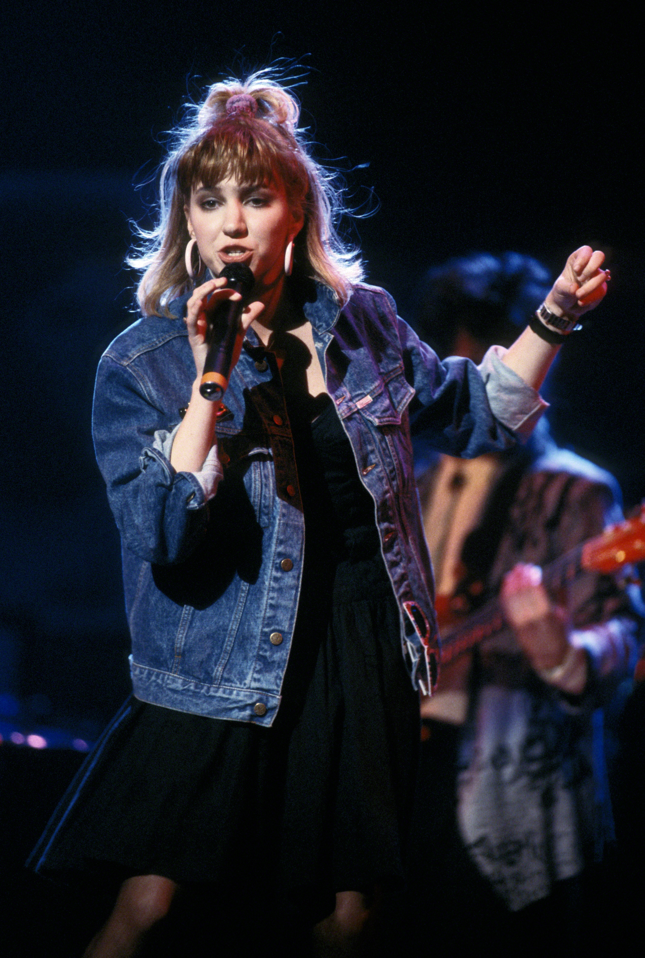 Another snap of Debbie in 1988 on stage