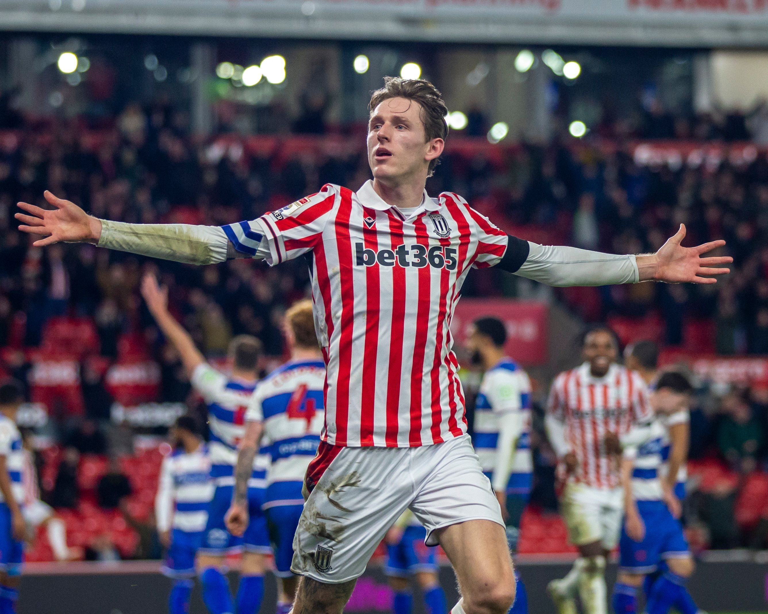 Wouter Burger fired Stoke City to victory over QPR last night