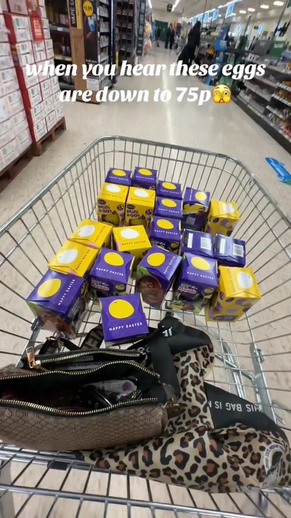 Thrilled with her huge haul, Tammy took to social media to show other shoppers