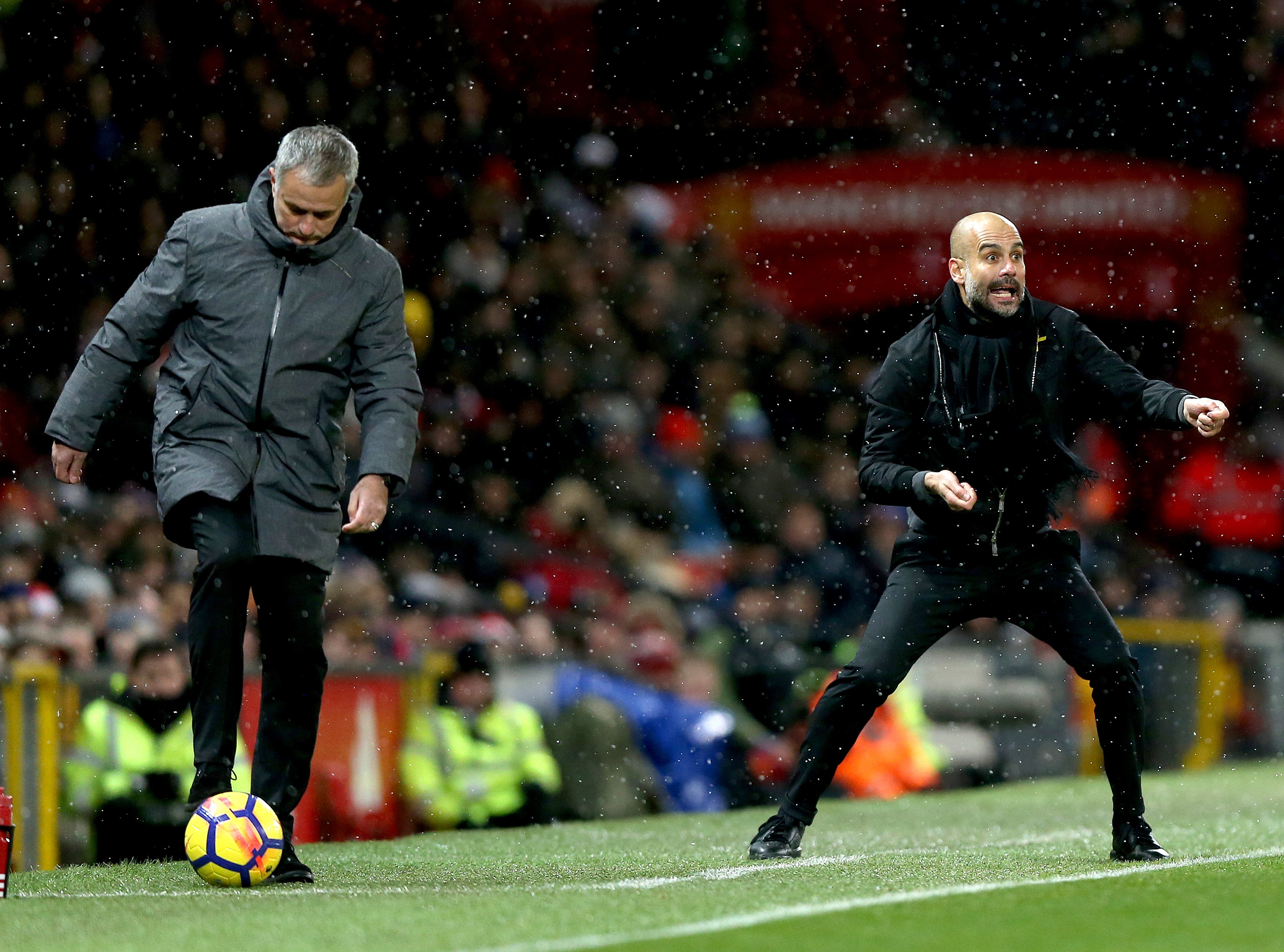 Mourinho's Man Utd finished as runners-up to Pep Guardiola's City in 2017