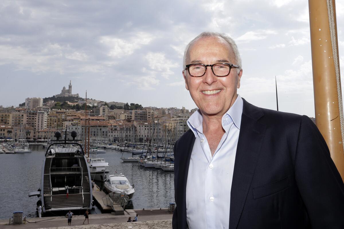 Former Dodgers owner Frank McCourt in France.