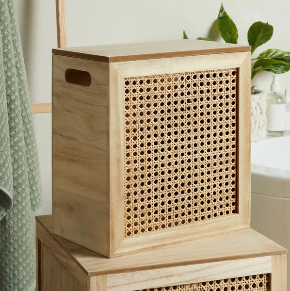 Sve £7.50 on a French cane storage box at Dunelm