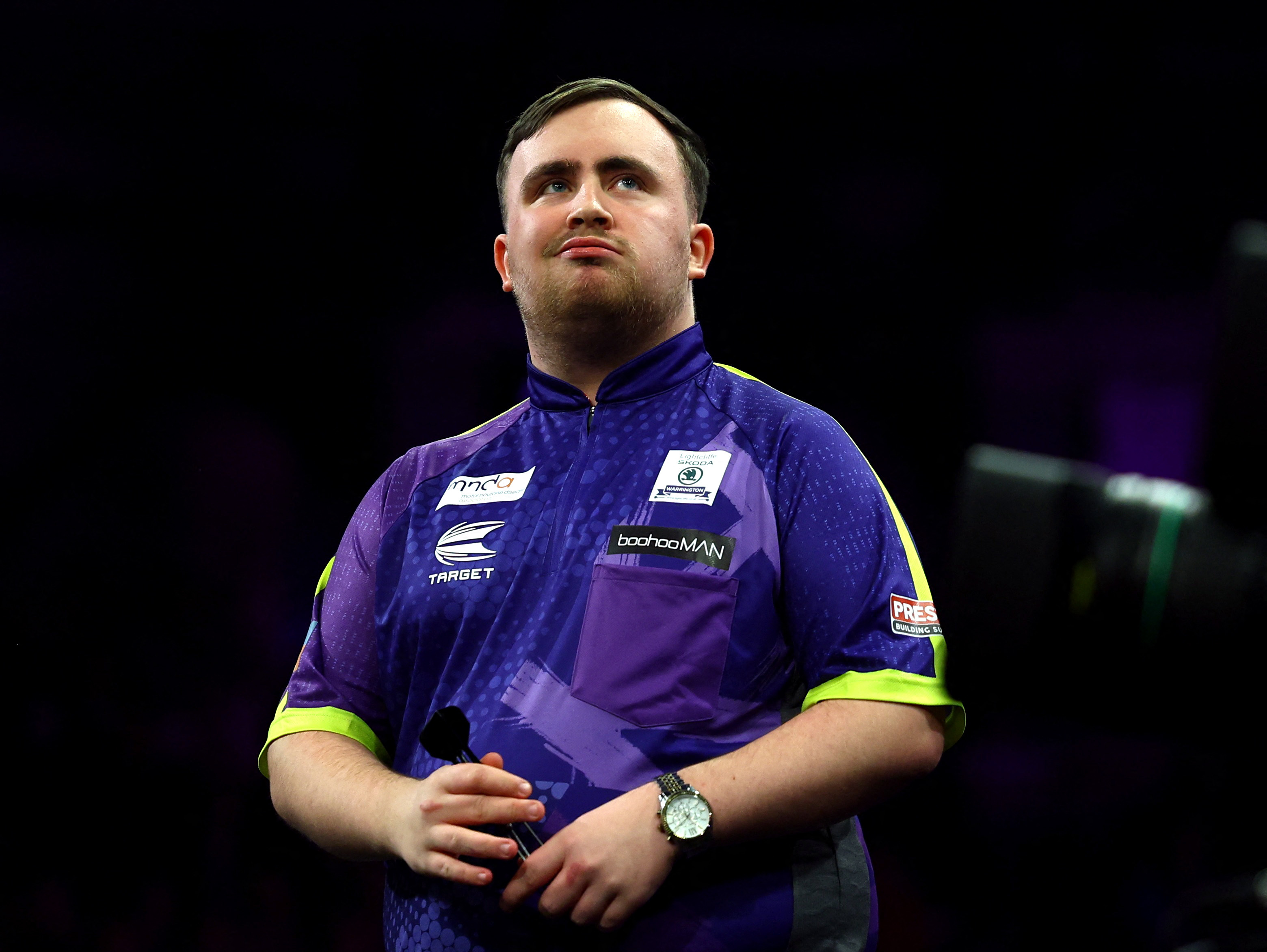 Luke Littler was beaten by Michael van Gerwen