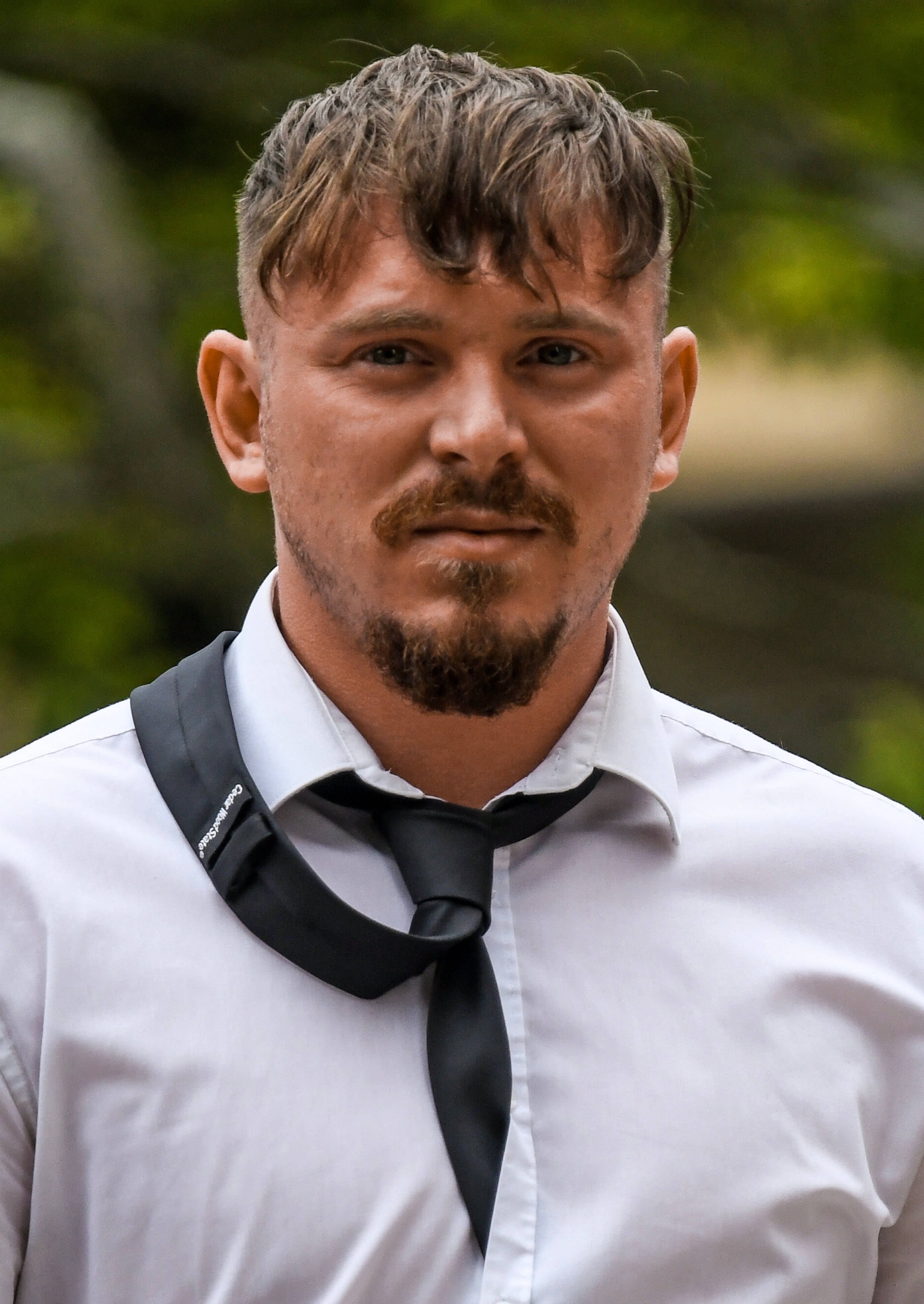 The driver of the car, Bradley Clough, pictured, was invited to Jack's funeral by his parents