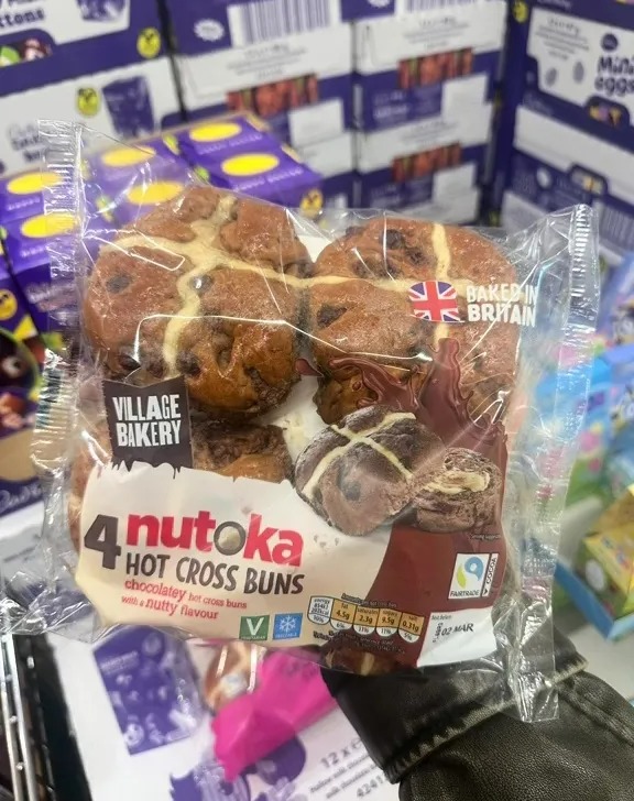 Not only is there a Biscoff dupe flavour, but there's also Nutella inspired hot cross buns too