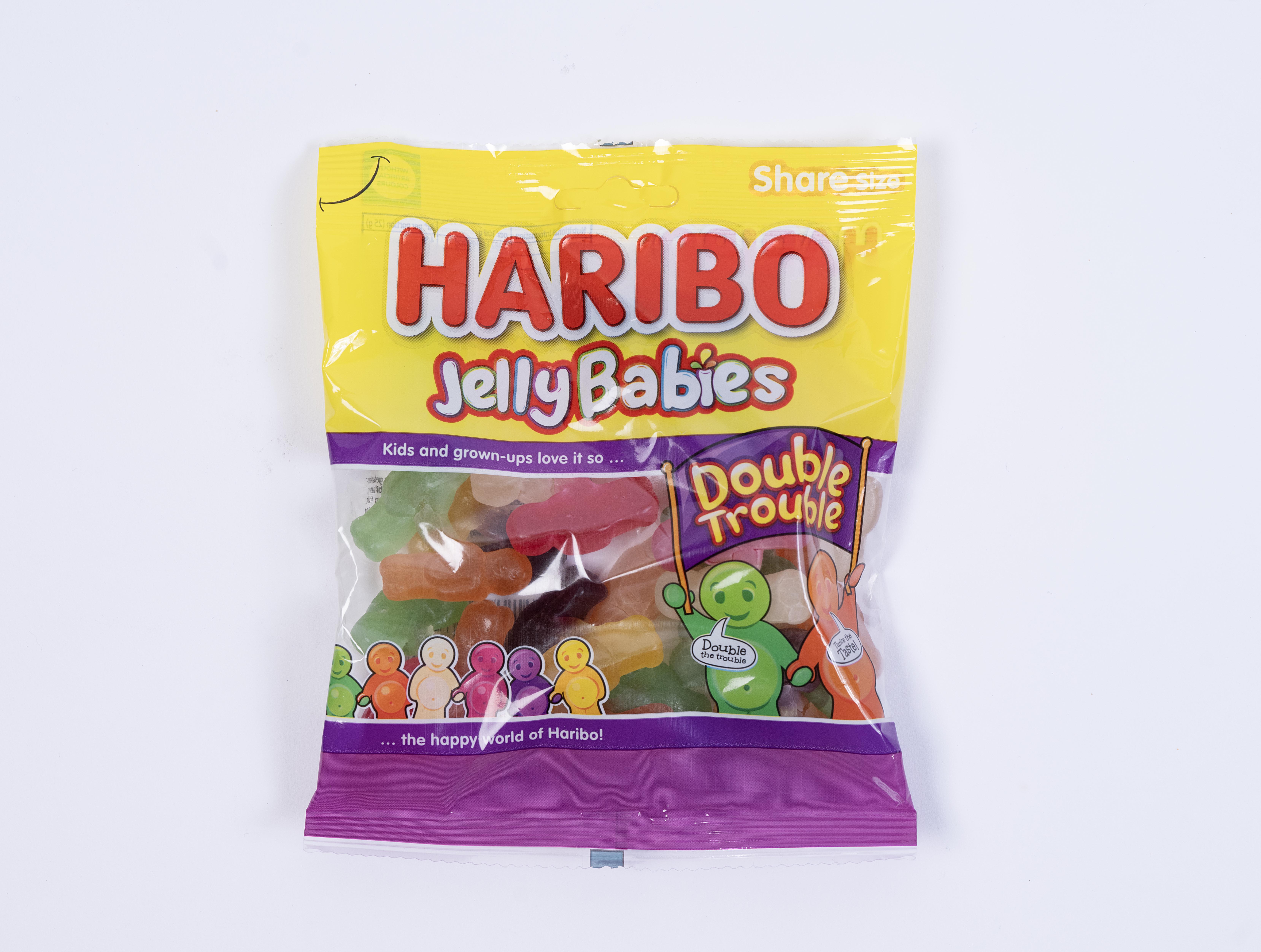 Haribo's baby-shaped bonbons are noticeably different to look at in the packet