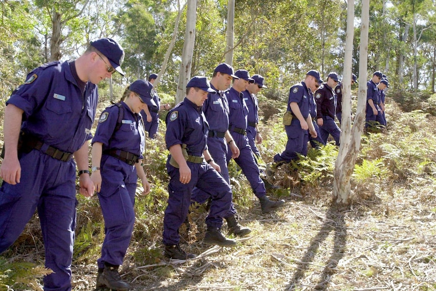 NSW Police officers search Bungonia