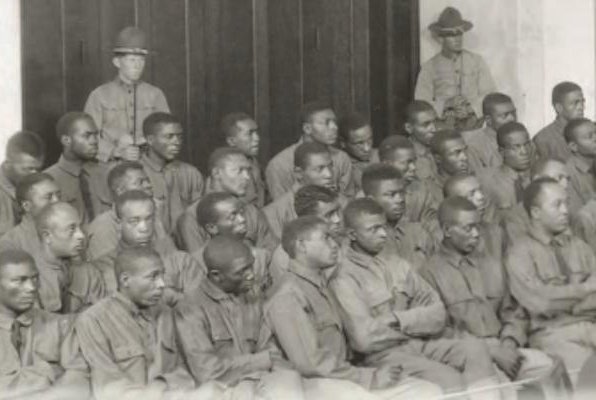 The Department of Veterans Affairs Thursday honored 17 Black soldiers unfairly tried and executed after the 1917 Houston riots. All 110 Black soldiers belonging to the 3rd Battalion, 24th Infantry (pictured) were cleared of wrongdoing by the Army Board for Correction of Military Records. Photo courtesy of the VA