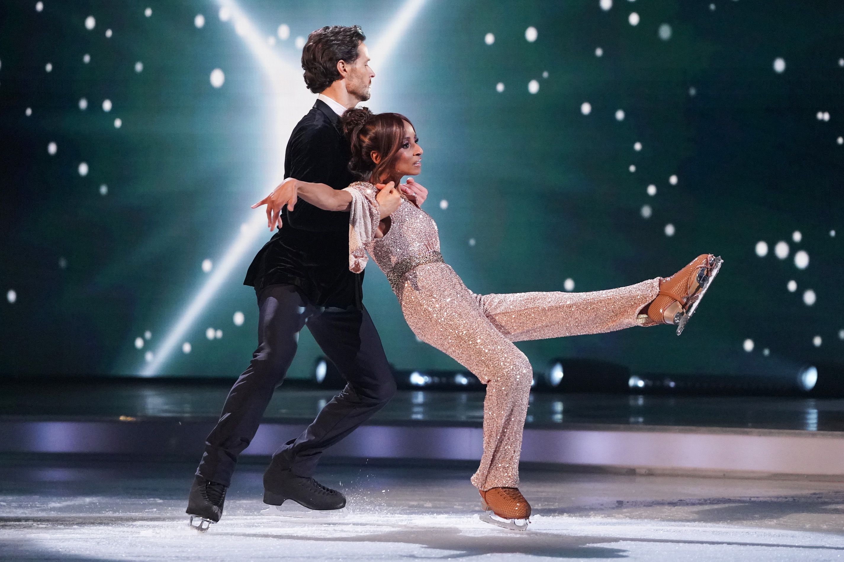 Adele Roberts got the highest score on Dancing On Ice so far tonight