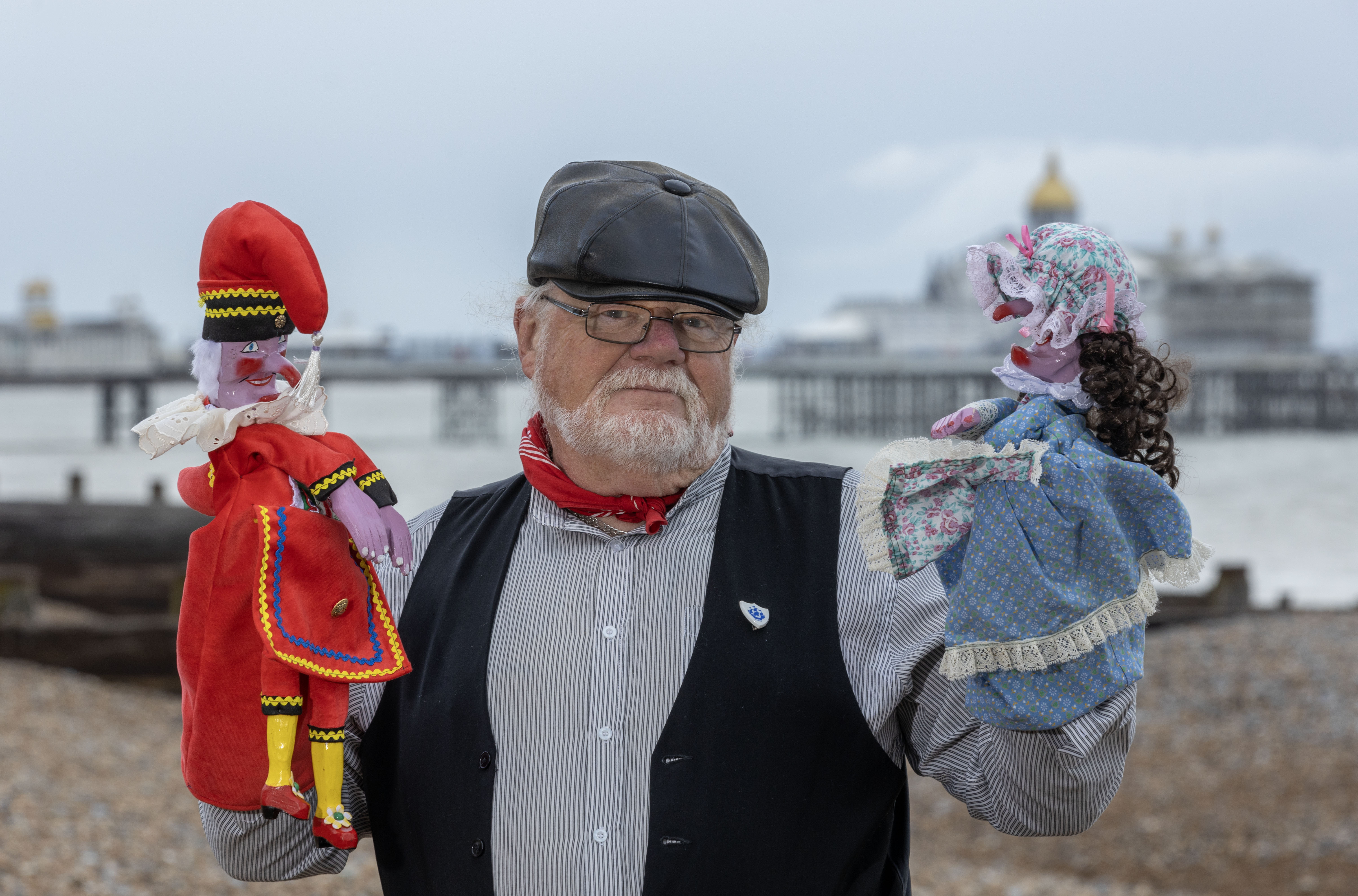 Ray Sparks is upset that his Punch and Judy show has been cancelled by Eastbourne Council