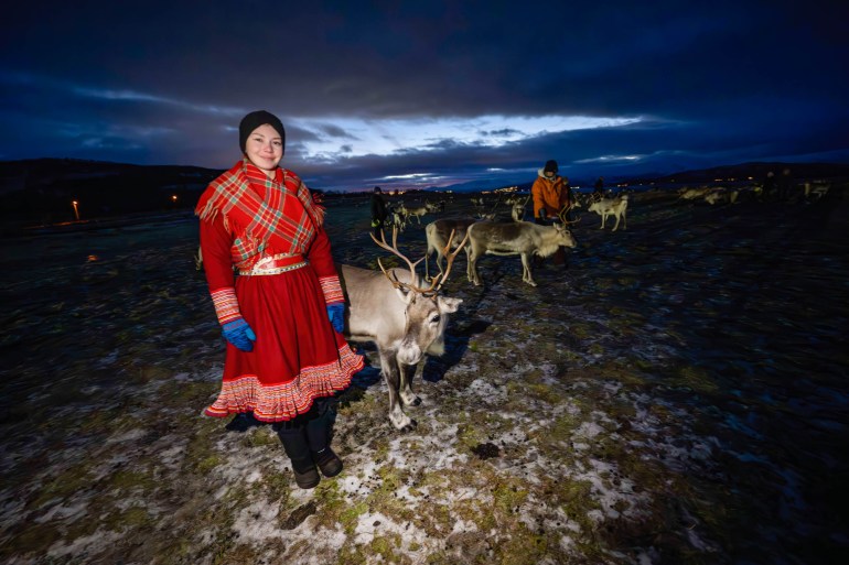 Sami shepherdess