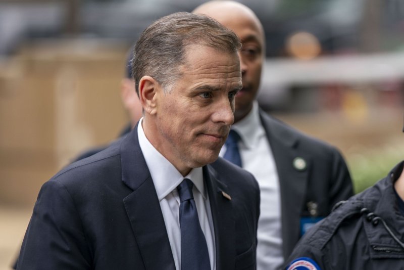 Hunter Biden, son of President Joe Biden, told GOP House committees in a closed impeachment inquiry deposition that he did not involve his father in his business dealings. Biden shown arriving for his deposition at the O'Neill House Office Building in Washington, D.C. Wednesday. Photo by Bonnie Cash/UPI