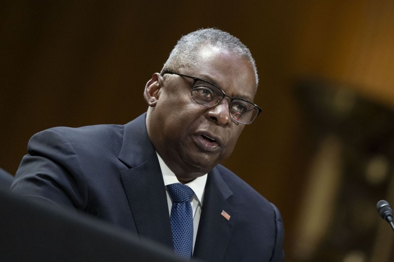 Defense Secretary Lloyd Austin was hospitalized for the second time this year on Sunday as he received treatment for a bladder issue. File Photo by Bonnie Cash/UPI