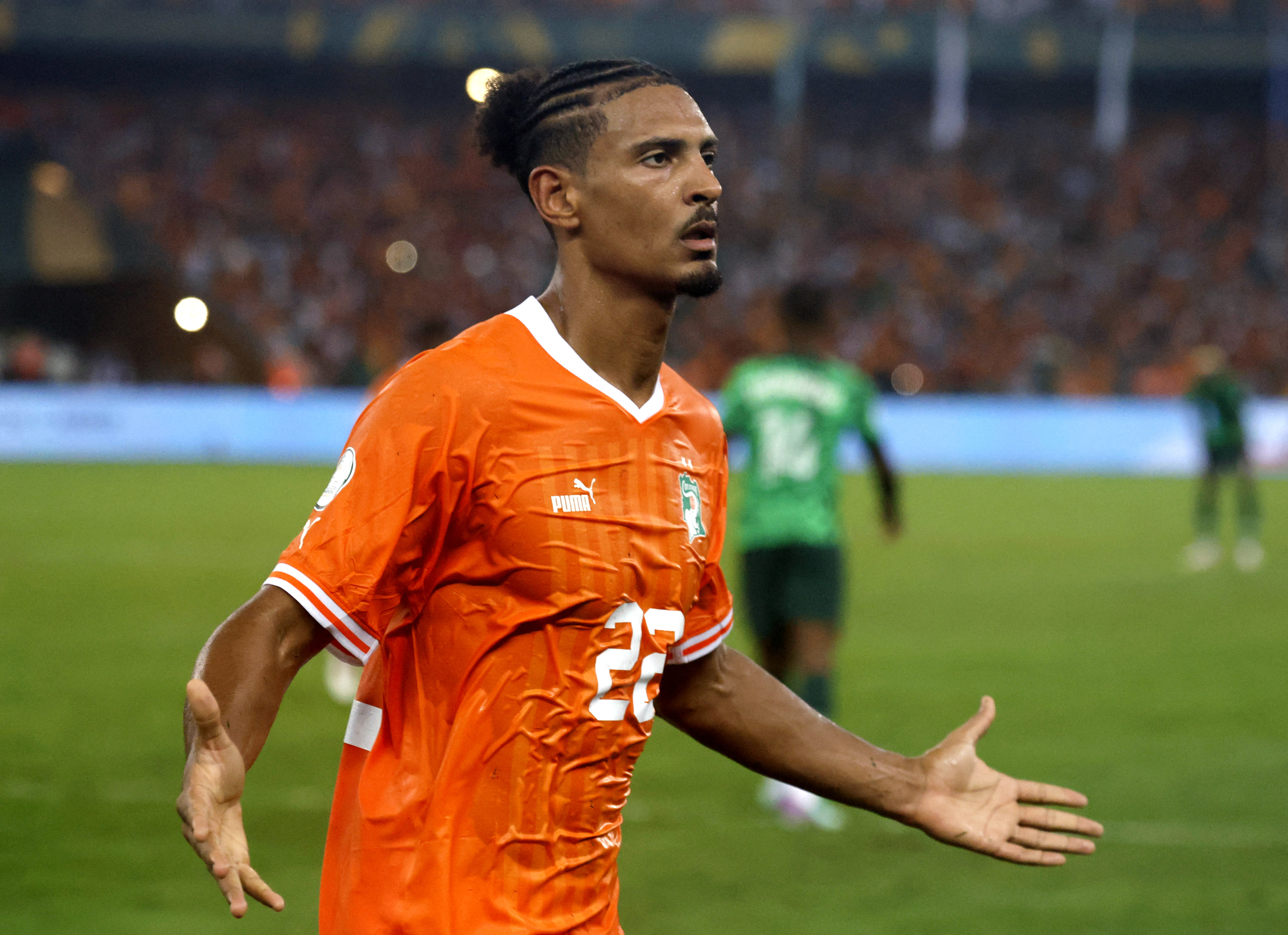 Sebastian Haller was the hero for Ivory Coast